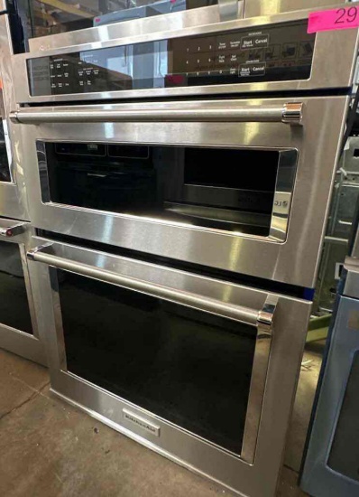 KitchenAid 30 in. Electric Even-Heat True Convection Wall Oven with Built-In Microwave