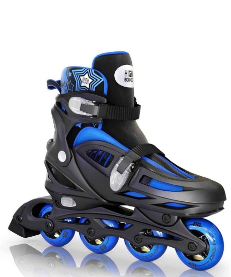 Kids Skates Roller Blades with Gel Wheels and Adjustable Sizing
