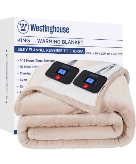 King Westinghouse Electric Blanket Heated Blanket