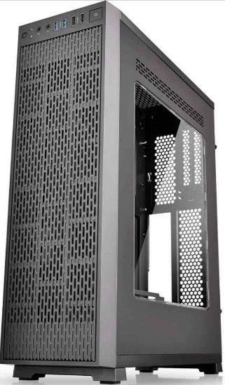 Thermaltake Core G3 Black Slim Small Form Factor ATX Perforated Metal Front and Top Panel Gaming