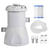 Swimming Pool Water Filter Pump 530/ 800 Gallons Large Medium Size Filter Pump Dropshipping