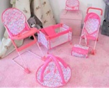 KOOKAMUNGA KIDS 6 Pc Baby Doll Stroller Set