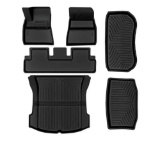 OEDRO Floor Mats Set for Tesla Model 3 2020-2023, All Weather Floor Mats Front Rear Cargo Liner Mat