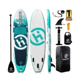 Highpi Inflatable Stand Up Paddle Board 10'6''/11' Premium SUP W Accessories & Backpack, Wide