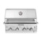 KitchenAid 4-Burner Built-in Propane Gas Island Grill Head in Stainless Steel with Rotisserie Burner