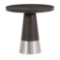 Decorage Cerused Mink Round End Table By Bernhardt