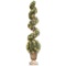 HOME ACCENTS 6FT Pre-Lit Spiral Potted Tree