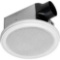 Home Netwerks Decorative White CFM Ceiling Mount Bluetooth Stereo Bathroom Exhaust Fan with LED