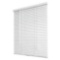 Hampton Bay White Cordless Room Darkening 1 in. Vinyl Mini Blind for Window or Door - 58 in. W x 48