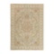 My Magic Carpet Kenya Beige Medallion Washable 5 ft. x 7 ft. Area Rug