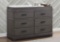 Simmons Kids Asher 6 Drawer Dresser with Changing Top