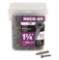 Rock-On 1-1/4 in. Serrated Head Star Cement Board Screws (750-Pack)