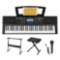 Donner Keyboard Piano, 61 Key Piano Keyboard for Beginner/Professional, Electric Piano
