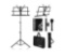 Donner Music Stand for Sheet Music with 2 Carrying Bag, Portable Folding Wire Music Stand Holder