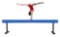 FBSPORT 8ft Adjustable Balance Beam, High&Low Floor Beam Gymnastics Equipment for Kids/Adults,