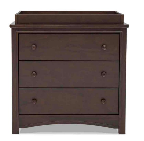 Delta Children Perry 3 Drawer Dresser with Changing Top