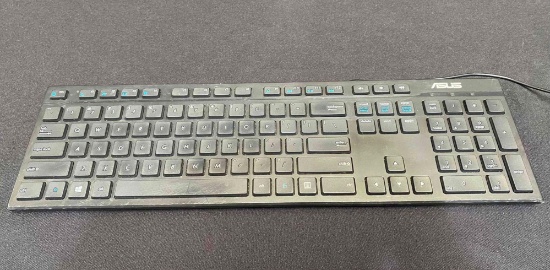 ASUS Replacement USB Wired PC Computer Desktop Black Keyboard
