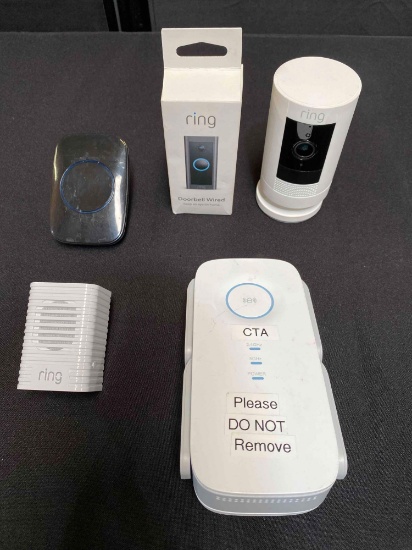 Lot of Doorbell wired, Wi-Fi Range Extender and Electronic Items