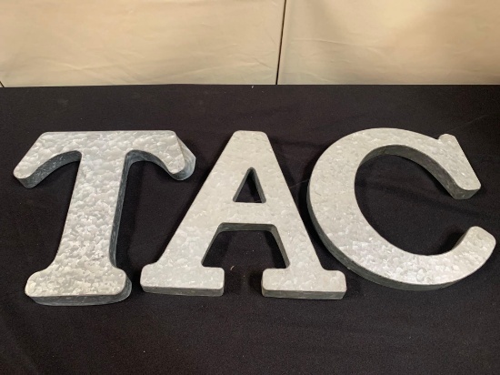 TAC Metal Letters