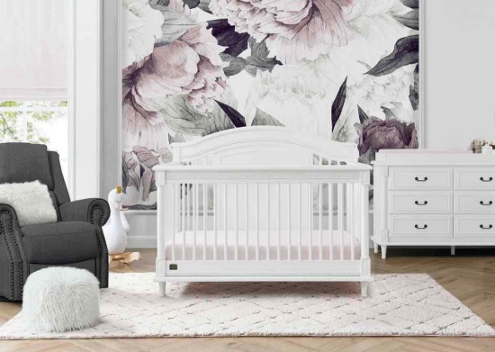 Simmons Kids Juliette 6-in-1 Convertible Crib