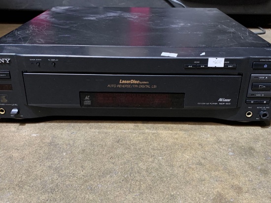 SONY Laser Disc system