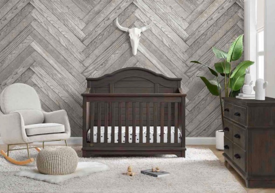 Simmons Kids Asher 6-in-1 Convertible Crib