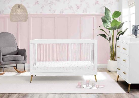 Delta Children Sloane 4-in-1 Acrylic Crib