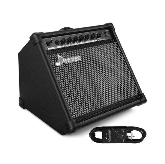 Donner Electric Drum AMP 35-Watt Electronic Drum Amplifier Keyboard Speaker with Aux in and Wireless