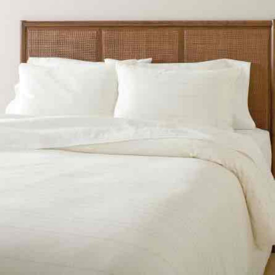 TARGET HEARTH & HAND For FULL QUEEN Thin Stripe Duvet Cover Set