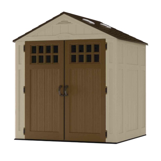 Suncast Plastic 6x8 Outdoor Shed