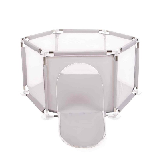 Selonis Foldable Hexagonal Baby Playpen with 900 Plastic Balls