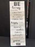 Inspirational Canvas Wall Art Motivational 36 x 12