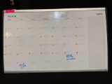 Quartet Arc Frame Magnetic Dry-Erase One Month Calendar