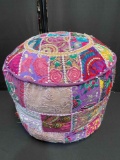Indian Pouf Footstool