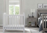 Delta Children Classic Mini Crib with 2.75-inch Mattress - Convertible to Twin Bed