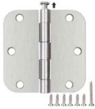 Pack Nickel Door Hinges