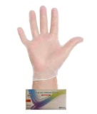 Softer Clear Vinyl Gloves Large Latex Powder Free
