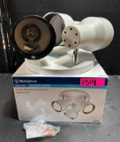 Westinghouse 3-Light Ceiling Fixture White Interior Multi-Directional Flush Mount