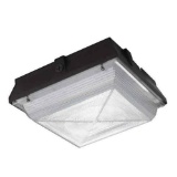 Commercial Electric 150-Watt Equivalent Integrated LED Outdoor Security Light, 2200 Lumens, Canopy