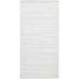 White Cordless 1 in. 34 in. W x 64 in. L Light Filtering Vinyl Mini Blind