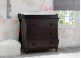 Delta Children Lancaster 3 Drawer Dresser with Changing Top