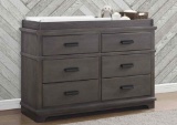 Simmons Kids Asher 6 Drawer Dresser with Changing Top