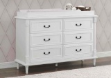 Simmons Kids Juliette 6 Drawer Dresser with Changing Top