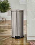 StyleWell 30L Stainless Steel Round Step Can