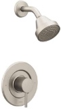 Moen Align Brushed Nickel Posi-Temp Pressure Balancing Modern Shower Trim Kit