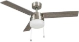 Hampton Bay Montgomery II 44 in Indoor Brushed Nickel Ceiling Fan