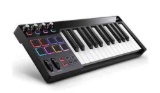 Donner STARRYKEY MIDI Keyboard MIDI Controller, Full Size 25 keys, 7 Colors Lighting Effect, 8