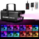 Donner Fog Machine, 13 Colors 500W Party Smoke Machine