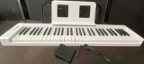 Donner Folding Piano Keyboard, 61 Keys Sensitive Electric Piano, Portable Beginner Digital Piano