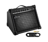 Donner Keyboard Amplifier 20 Watt Keyboard AMP with Aux in and Two Channels, Bass Guitar Amp, Piano